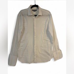 John Varvatos Men's White Dress Shirt